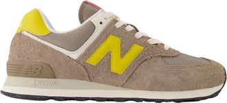 New Balance Iconische 574 Hybride Street/Trail Sneakers - Heren - Sneakers - Bruin - 41 1/2 EU - Su&egrave;de - Schoenen