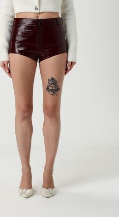 Self Portrait Shorts SELF-PORTRAIT Woman color Burgundy