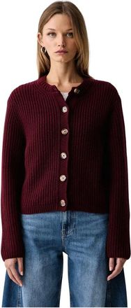 Barbour C&aacute;rdigan Adalyn - Knitwear - Mujer - Rojo - M