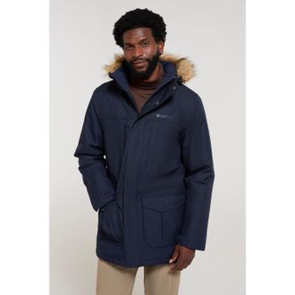Mountain Warehouse Heren Gorge II Long Jacket (Marine)