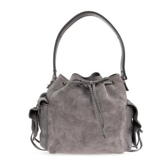 Acne Studios Tassen, unisex, Grijs, ONE Size, Su&egrave;de, Multipocket Bucket Suede