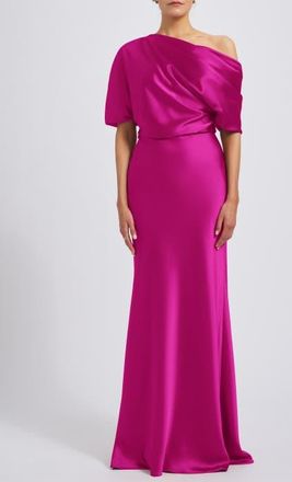 Amsale The Slouch Dress in Fuchsia at Nordstrom, Size 10