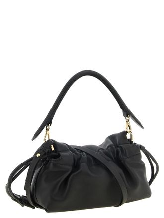 Fendi Baguette Nappa Leather Shoulder Bag - Black