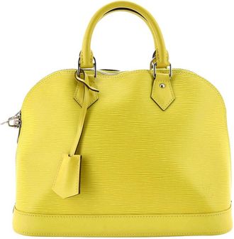 Louis Vuitton Yellow Epi Leather Alma Pm (Authentic Pre-Loved)