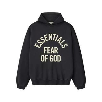 Fear of God Hoodies, male, Black, Size: 2XL Campus 90s Hoodie