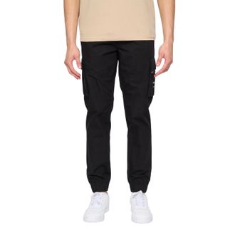Duck and Cover Mens Chesser Jogging Bottoms (Black) Cotton - Size X-Large