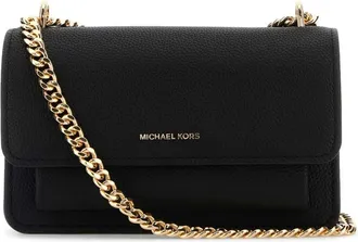 Michael Kors Black Leather Claire Crossbody Bag