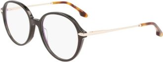 Victoria Beckham Rond Optisch Montuur - unisex - Brillen - Zwart - 53 MM - Accessoires