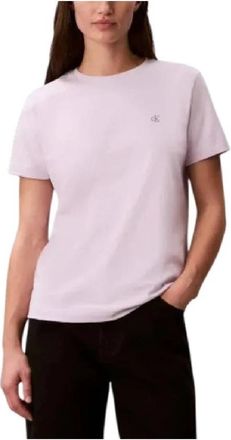 Calvin Klein T-Shirt - Dames - T-shirts - Paars - S - Tops