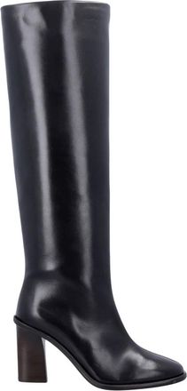 SOEUR Livia Boot - Dames - Laarzen met Hak - Zwart - 38 EU - Leer - Schoenen
