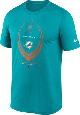 Nike Miami Dolphins Legend Icon Nike Mens Dri-FIT NFL T-Shirt in Green | NKGK3GT9P-NDB