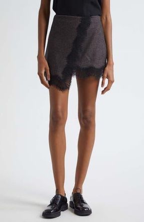 A.L.C. Sophia Faux Wrap Miniskirt in Ganache/Black at Nordstrom Rack, Size 14