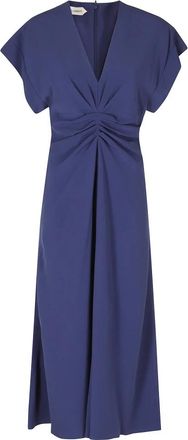 Alberta Ferretti Maxi Jurk - Dames - Maxi kleedjes - Blauw - L - Kleedjes