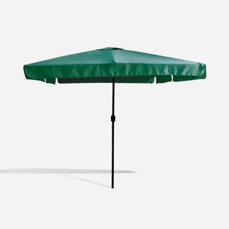 Trade Shop Trade Shop - Ombrellone Da Giardino Esterno Balcone Terrazzo Verde 3x2 Mt Con Manovella 223220