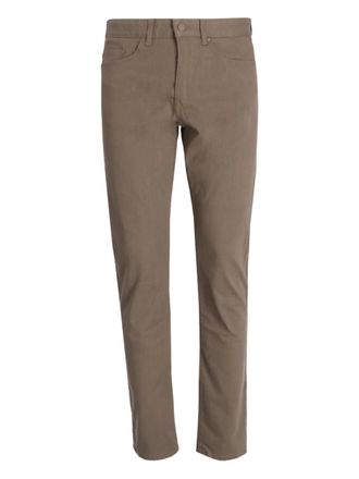 BOSS button trousers - men - Polyester/Viscose - 29/34 - Brown