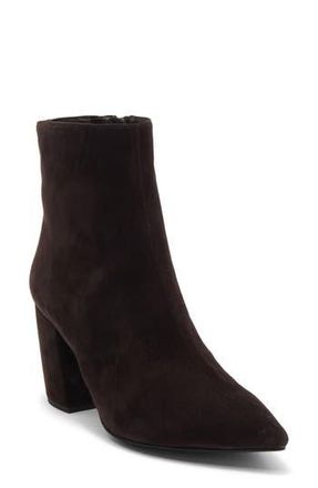 Jeffrey Campbell Botita Block Heel Bootie in Brown Suede at Nordstrom Rack, Size 5.5