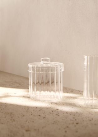 Mango Bicchiere bagno borosilicato grigio ghiaccio - Home - Taglia unica - MANGO HOME