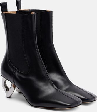 J.W.Anderson Stivaletti Chain in pelle