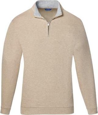 David Donahue Quarter Zip Pullover in Dune at Nordstrom Rack, Size Xx-Large