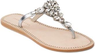 Jack Rogers Burgess Sandal in Silver at Nordstrom, Size 8.5