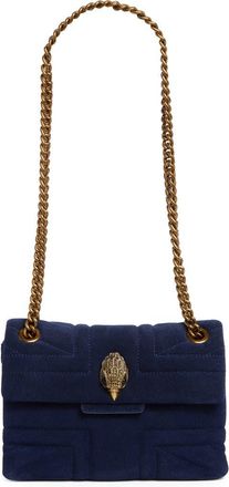Kurt Geiger Mini Kensington Convertible Leather Crossbody Bag in Navy at Nordstrom Rack