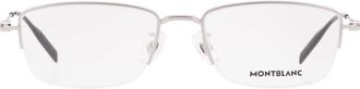 Montblanc Demo Rectangular Mens Eyeglasses MB0378OJ 002 54