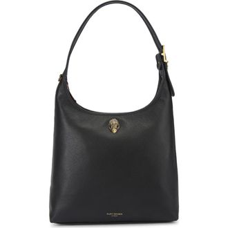Kurt Geiger Large Kurt Leather Shoulder Bag in Black at Nordstrom
