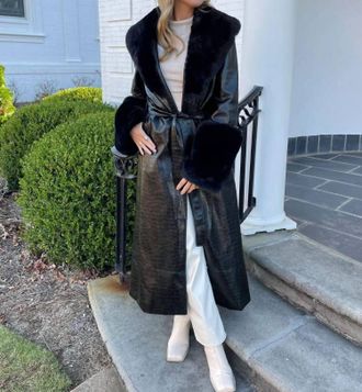 JayLey The Onyx Coat In Black