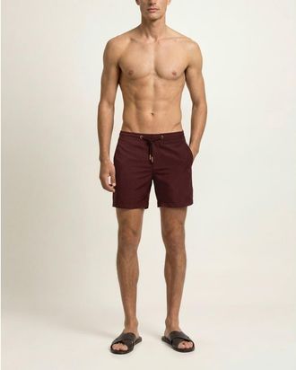 Orlebar Brown Bulldog Drawcord Mid-Length Lightweight Drawcord Swim Shorts in Pecan at Nordstrom, Size 32