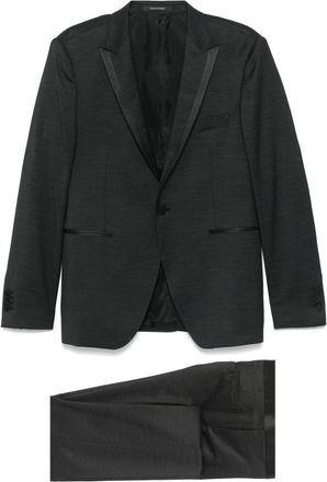 Tagliatore single-breasted dinner suit - Black