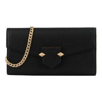 Pourchet Tassen, Dames, Zwart, ONE Size, Leer, S&egrave;vres Clutch