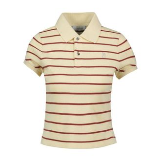 Paco Rabanne Striped Cotton T-Shirt - Cream