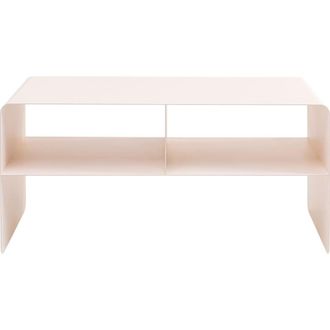 Kare Design C&oacute;moda baja crema 90 x 44 cm de acero color crema