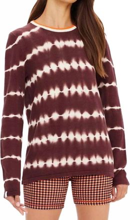 The Upside Amana Long Sleeve Knit Sweater In Chocolate