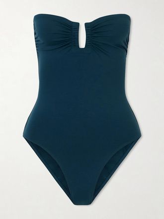 Eres Costume Da Bagno Senza Spalline Les Essentiels Cassiop&eacute;e - Blu