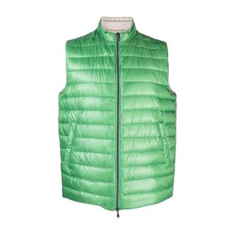 Herno Vests, male, Green, Size: 3XL Ultralight Reversible Gilet