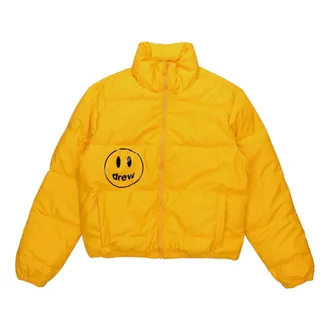 Drew House Mascot Puffer Jacket Golden Yellow DR-FW21-110