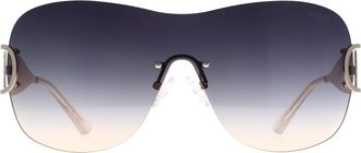 Guess Shield Womens Gold Smoke Grey Gradient GO00038