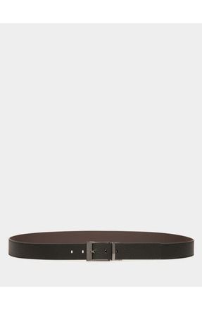 Bally Shiffie 35mm Reversible And Adjustable Belt in Leather in Black/ebano+Rut at Nordstrom, Size 120