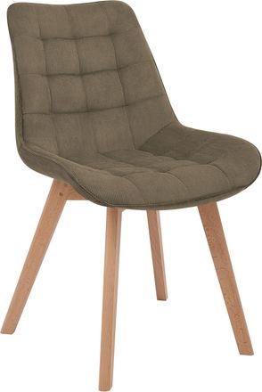 Clp Silla De Comedor Brook Cord Gris Topo