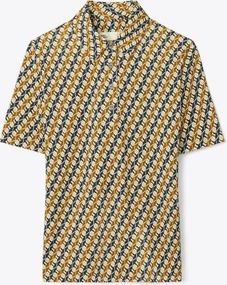 Tory Burch Womens Mercerized Cotton Polo, size XS