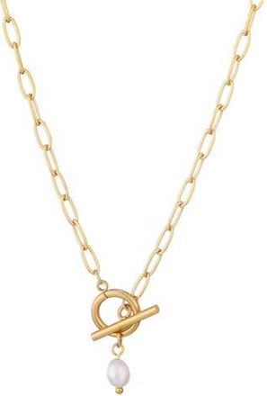 Adornia Freshwater Pearl Pendant Necklace in White at Nordstrom Rack