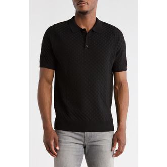 T.R. Premium Slim Fit Polo Sweater in Black at Nordstrom Rack, Size Xxx-Large