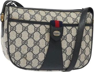 Gucci Pre-owned Shoulder Bags, female, Beige, Size: ONE SIZE Pre-owned Vintage Shoulder Bag