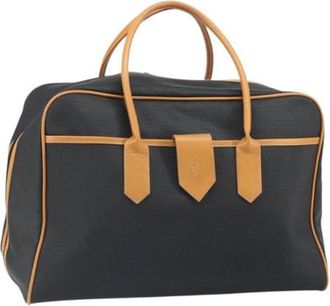 Saint Laurent Pre-owned Plastic Reistas - Dames - Vintage Weekendtas - Zwart - ONE Size - Vintage