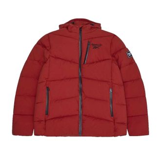 Reebok Heren Stretch Gewatteerd Jasje (Roest)