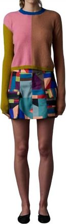 Le Superbe Mondrian Sweater In Multi