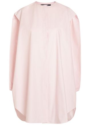 Jacquemus La Robe Berlingot Cotton-poplin Mini Shirt Dress - Light Pink - 38 (UK10 / S)