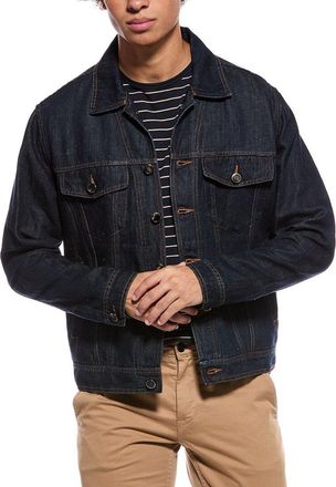 Isaia Linen-Blend Trucker Jacket
