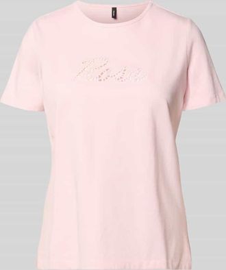 Vero Moda Regular Fit T-Shirt aus reiner Baumwolle Modell MIRANDA in Rosa, Gr&ouml;&szlig;e XL
